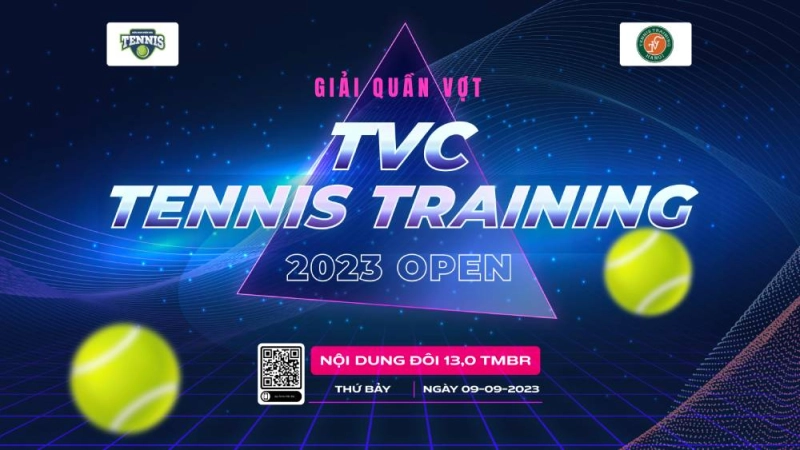 Giải Quần Vợt TVC Tennis Training 2023 Open Nội Dung 13,0 TMBR
