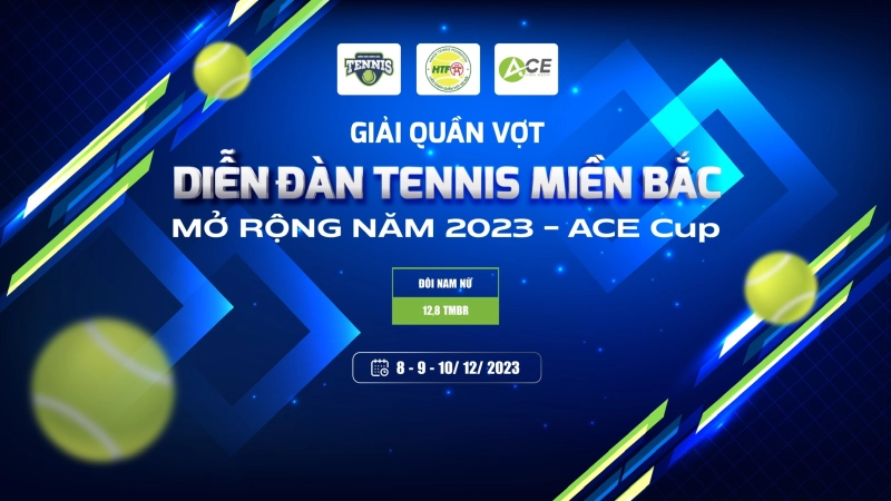 Giải Quần Vợt Diễn Đàn Tennis Miền Bắc Mở Rộng Năm 2023 Nội Dung Đôi Nam Nữ 12,8 TMBR