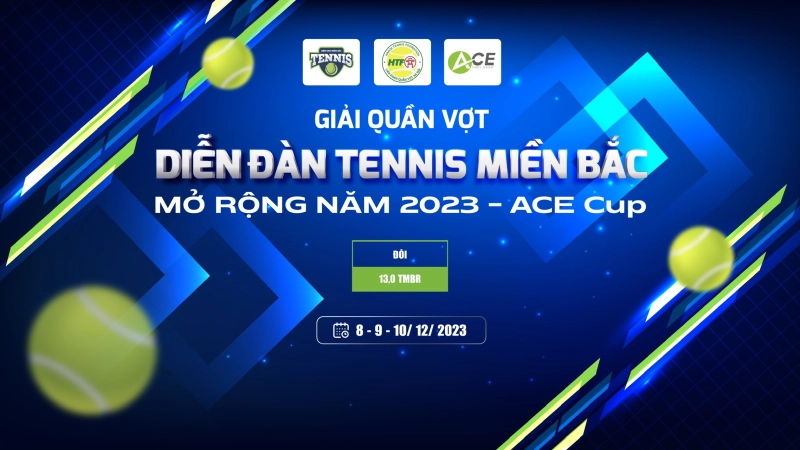 Giải Quần Vợt Diễn Đàn Tennis Miền Bắc Mở Rộng Năm 2023 Nội Dung Đôi 13,0 TMBR