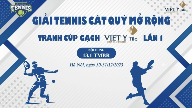 Giải Tennis Cát Quý Mở Rộng Tranh Cup Viet Y Tile Lần 1 Nội Dung 13,1 TMBR