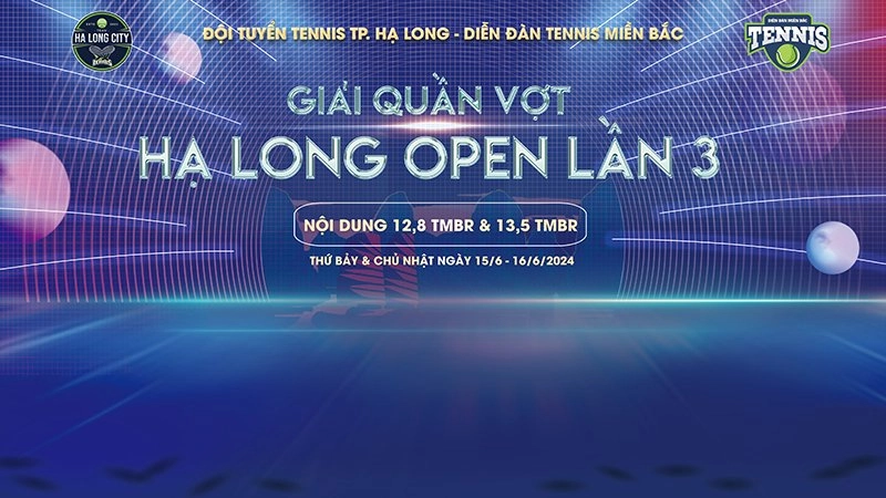 Giải Quần Vợt Hạ Long Mở Rộng Lần Thứ 3 Năm 2024 Nội Dung Đôi 12,8 TMBR