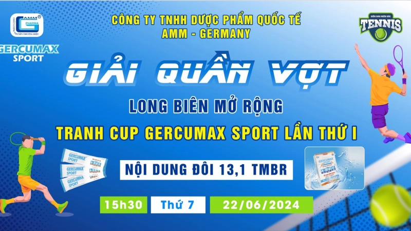 Giải Quần Vợt Long Biên Mở Rộng Tranh Cup Gercumax Sport Lần Thứ I Nội Dung Đôi 13,1 TMBR